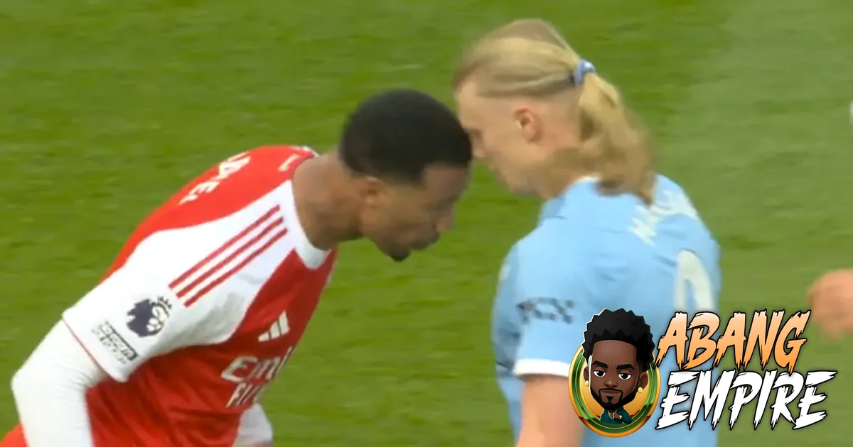Gabriel Magalhaes Headbutt Erling Haaland Tanpa Kartu Merah?